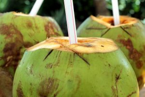 Raw coconut water is extremely hydrating and full of electrolytes