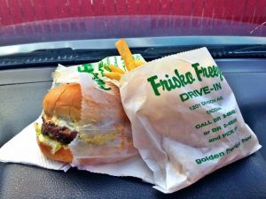 Some say the Frisko Freeze "Beefburger" and Fries was the reason for the dashboard.