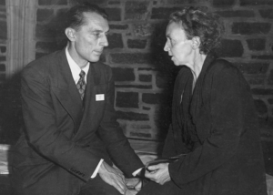 Irene Joliot-Curie and Fredric 