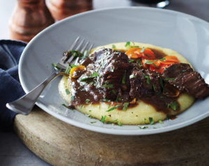 Two foods you should try. Beef cheeks over creamed swedes.