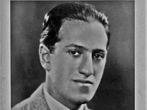 Gershwin's matinee idol looks didn't hurt his popularity.