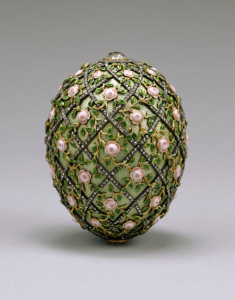 Rose Trellis egg Faberge