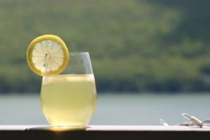 You don't need as much sugar when you use Meyer lemons in lemonade