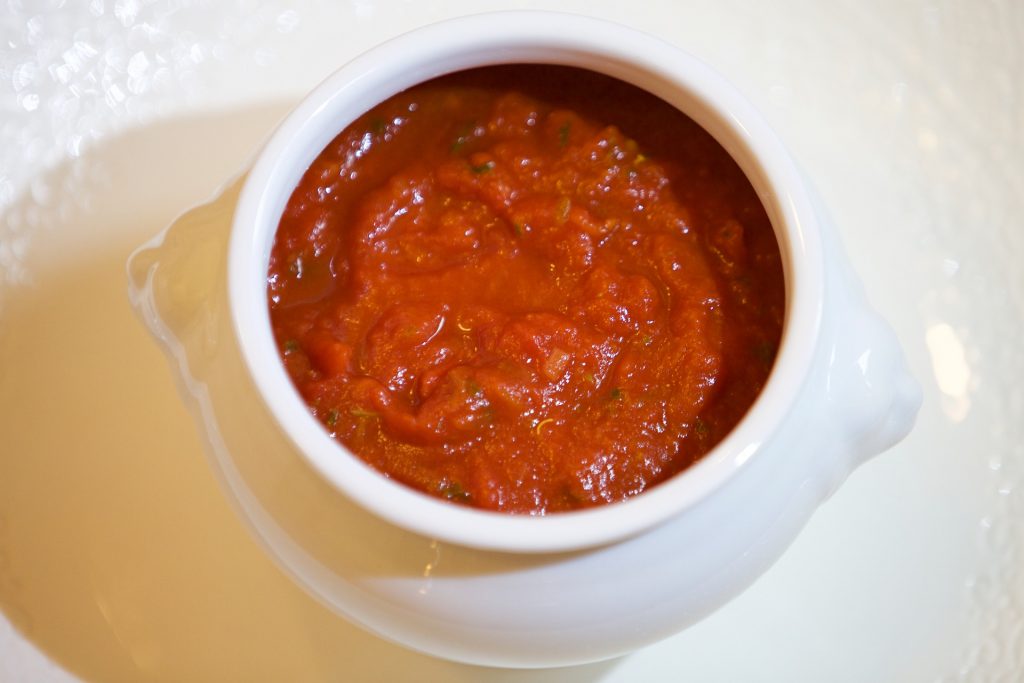The best sauce is the simplest sauce. You can make it yourself - all you really need is tomatoes and salt.