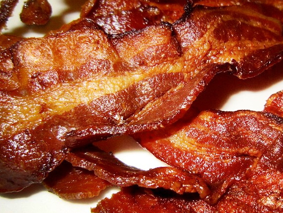 Delicious crispy bacon