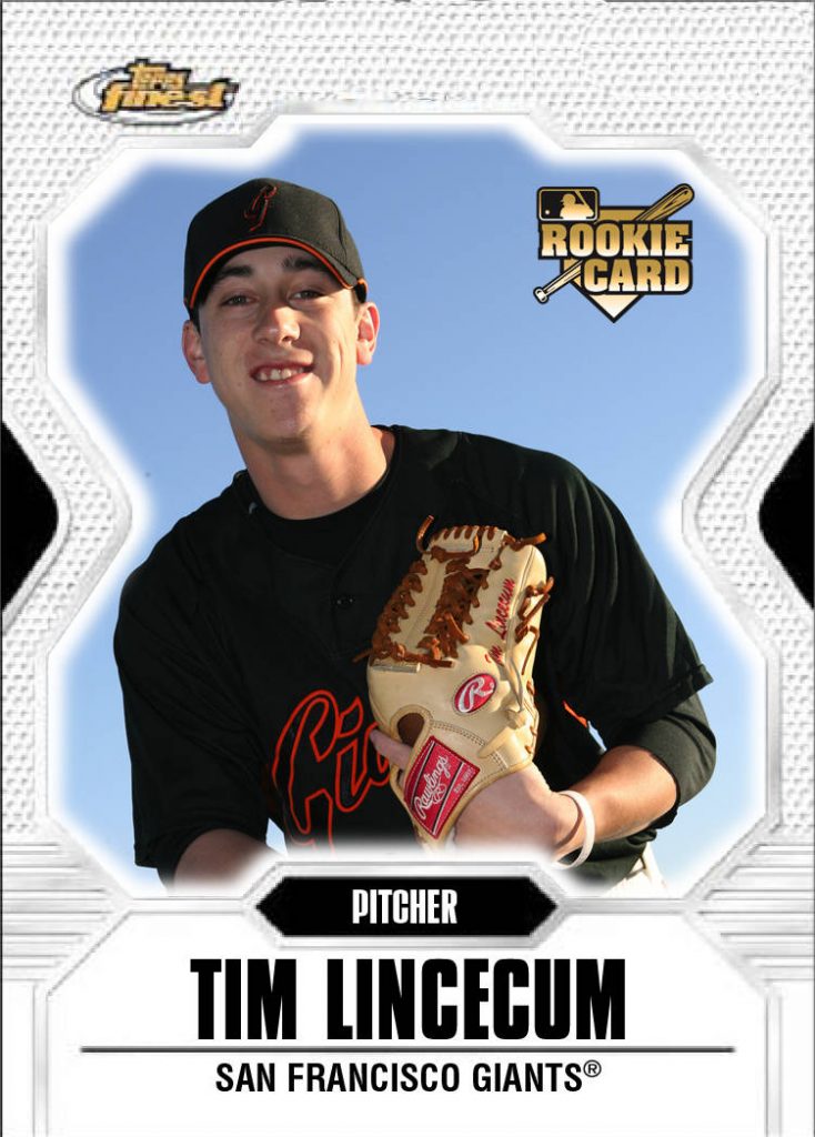 This Tim Lincecum rookie card would be a great garage sale find.