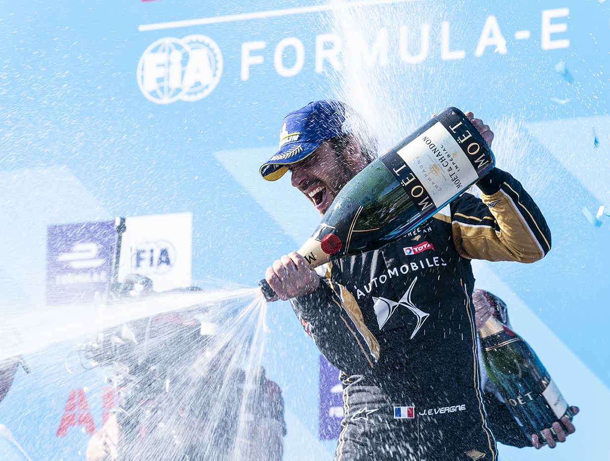 Jean-Eric Vergne Captures Formula E Title in New York Race