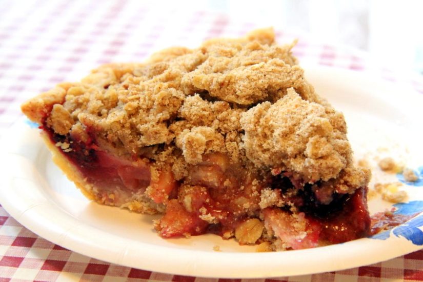 The blackberry pear pie from Stockholm Pie and General Store will welcome you home. We're sure of that.