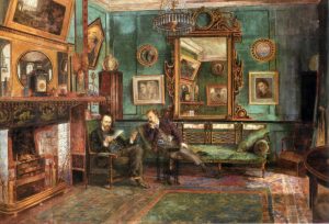 Victorian decorative arts refers to the style of decorative arts during the Victorian era. Victorian design is widely viewed as having indulged in a grand excess of ornament. 