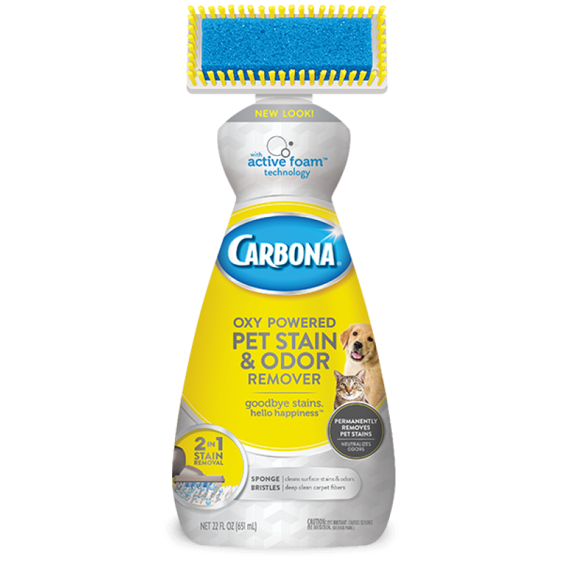 CARBONA: 2-in-1 Oxy-Powered Pet Stain & Odor Remover, 22 fo