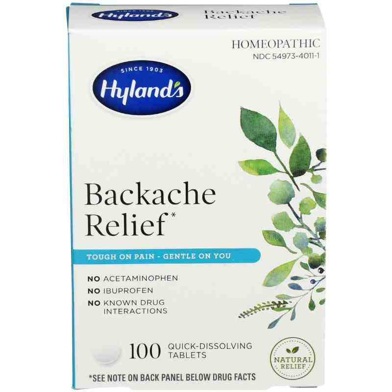 HYLAND: Backache Relief, 100 tb