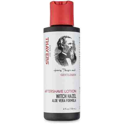THAYERS: Gentlemen Aftershave Lotion Witch Hazel And Aloe Vera Formula, 4 oz