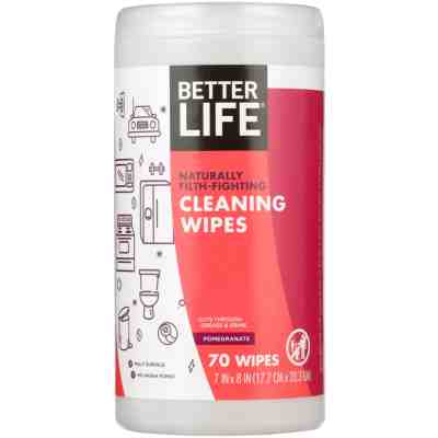 BETTER LIFE: Pomegranate Cleaning Wipes, 70 pc